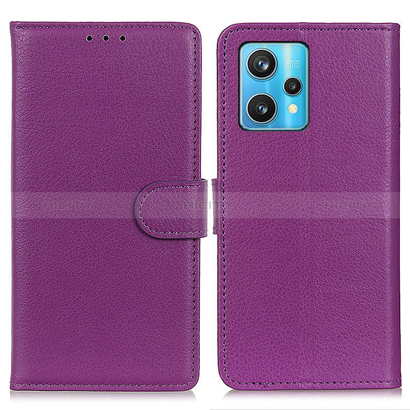 Funda de Cuero Cartera con Soporte Carcasa A03D para Realme 9 4G