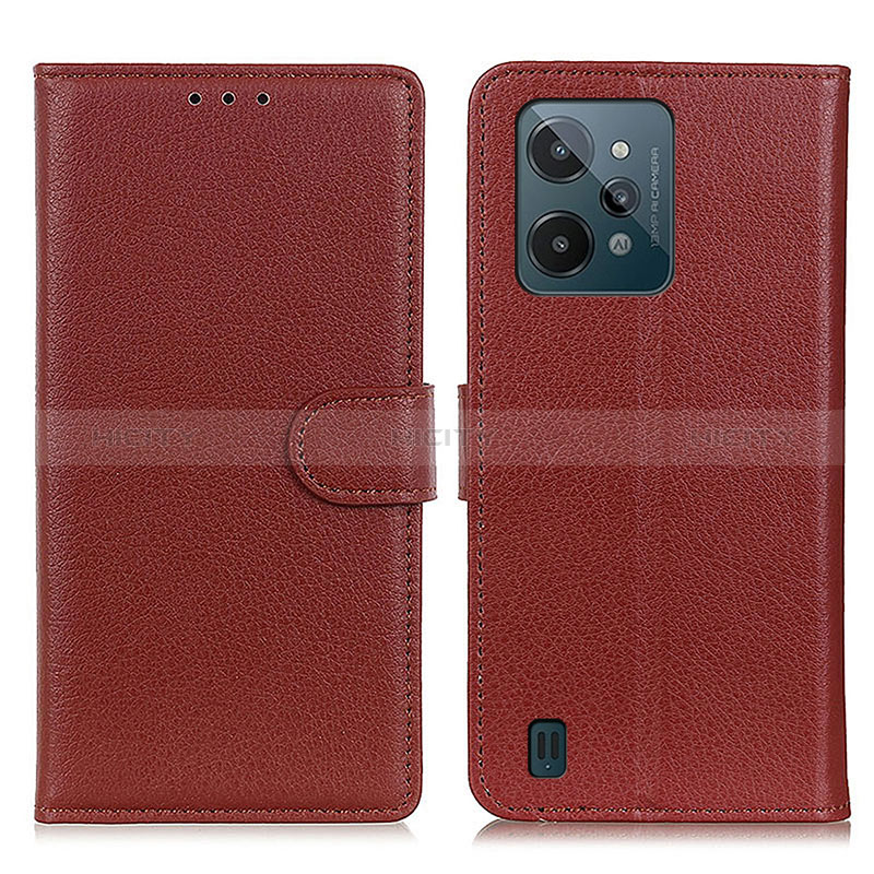 Funda de Cuero Cartera con Soporte Carcasa A03D para Realme C31