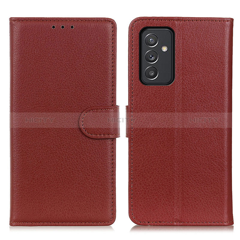 Funda de Cuero Cartera con Soporte Carcasa A03D para Samsung Galaxy A15 4G Marron