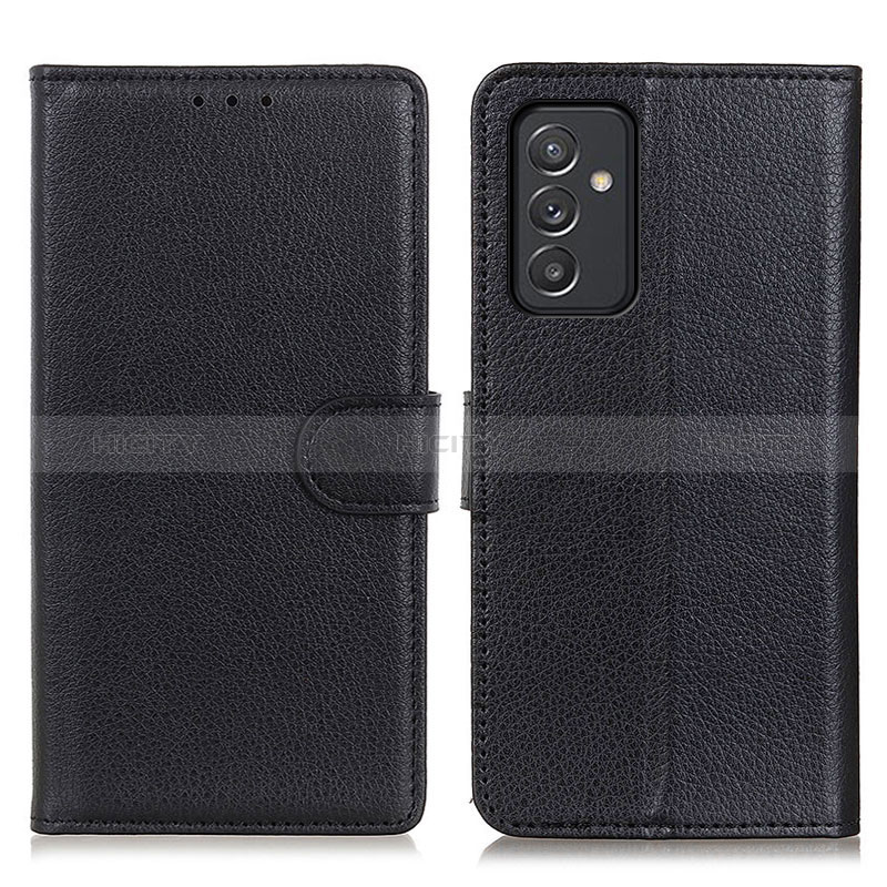 Funda de Cuero Cartera con Soporte Carcasa A03D para Samsung Galaxy A15 5G Negro