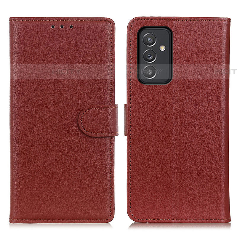 Funda de Cuero Cartera con Soporte Carcasa A03D para Samsung Galaxy A24 4G Marron