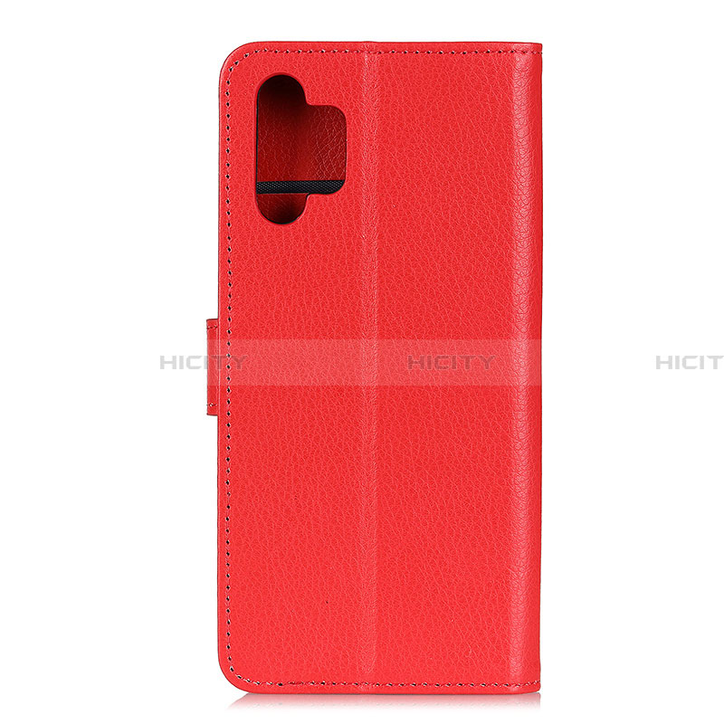 Funda de Cuero Cartera con Soporte Carcasa A03D para Samsung Galaxy A32 5G Rojo