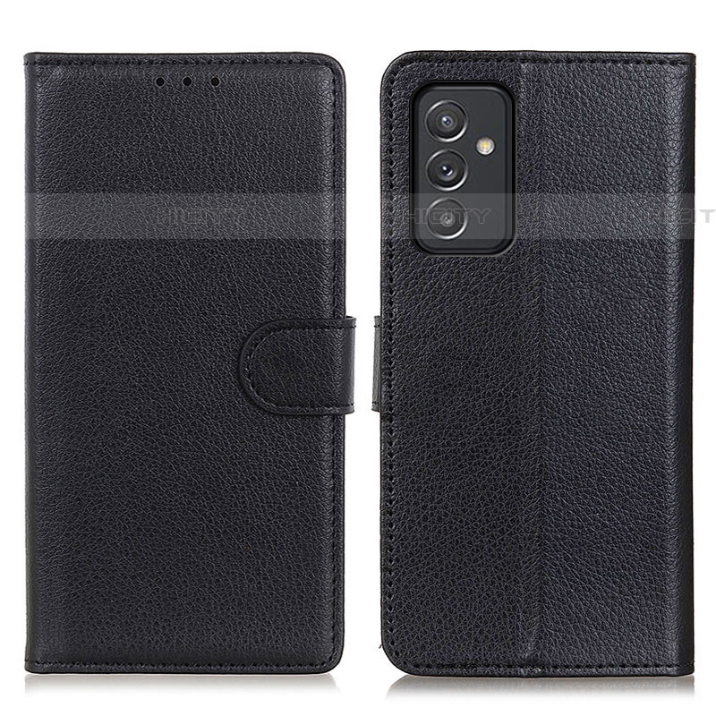 Funda de Cuero Cartera con Soporte Carcasa A03D para Samsung Galaxy A82 5G Negro