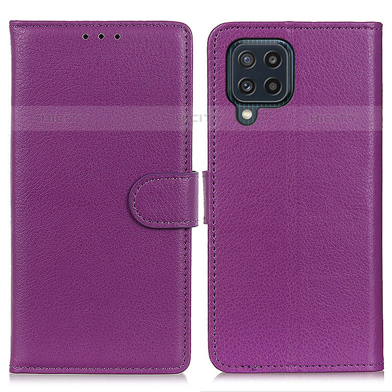 Funda de Cuero Cartera con Soporte Carcasa A03D para Samsung Galaxy M32 4G