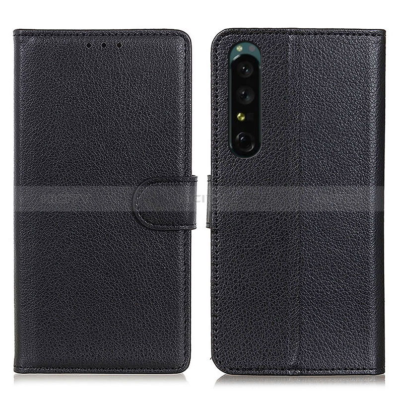 Funda de Cuero Cartera con Soporte Carcasa A03D para Sony Xperia 1 IV SO-51C