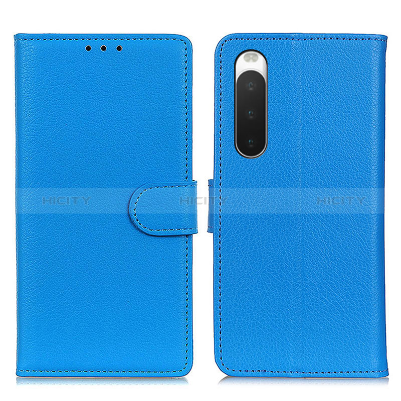 Funda de Cuero Cartera con Soporte Carcasa A03D para Sony Xperia 10 IV SO-52C