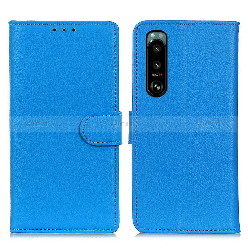 Funda de Cuero Cartera con Soporte Carcasa A03D para Sony Xperia 5 III