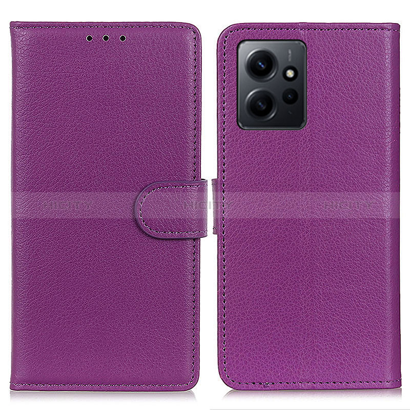 Funda de Cuero Cartera con Soporte Carcasa A03D para Xiaomi Redmi Note 12 4G