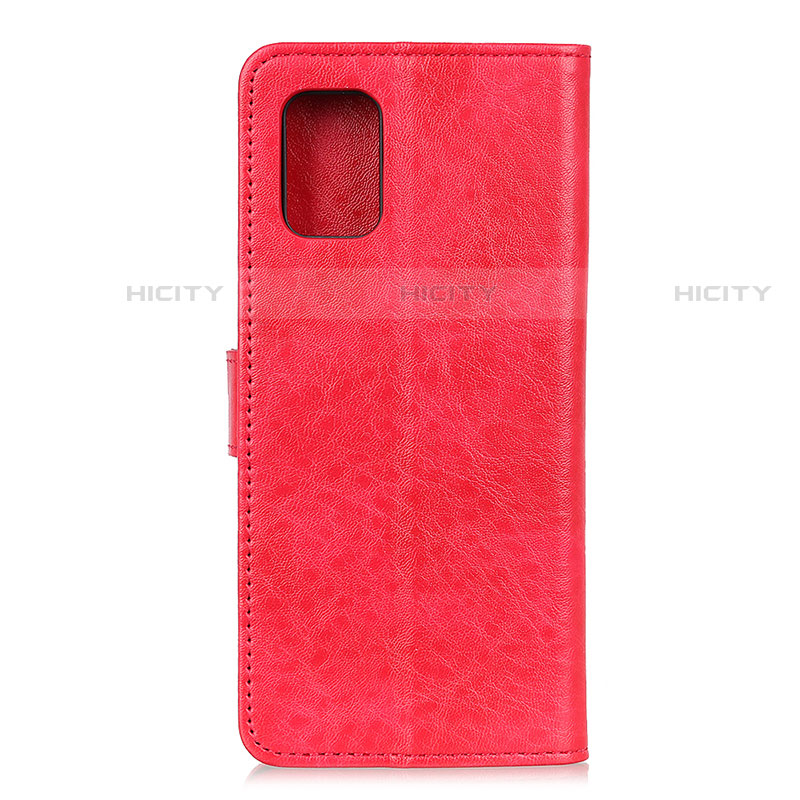 Funda de Cuero Cartera con Soporte Carcasa A04D para Motorola Moto Edge S 5G Rojo