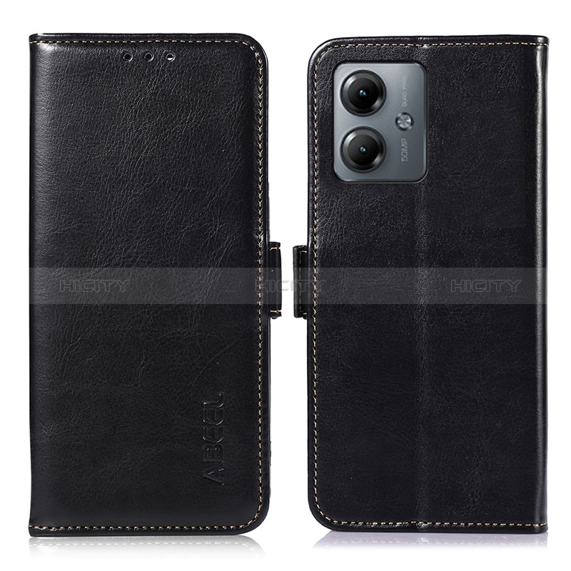 Funda de Cuero Cartera con Soporte Carcasa A04D para Motorola Moto G14