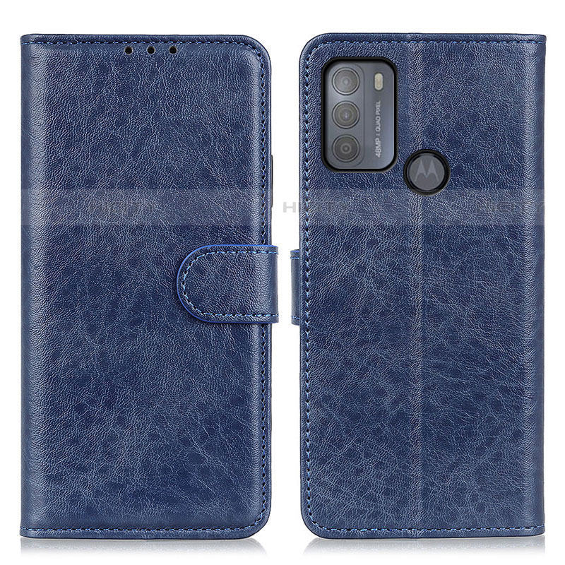 Funda de Cuero Cartera con Soporte Carcasa A04D para Motorola Moto G50