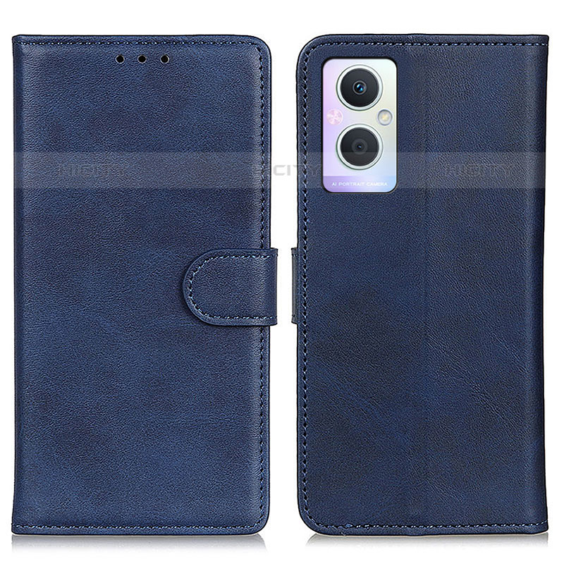 Funda de Cuero Cartera con Soporte Carcasa A04D para Oppo F21 Pro 5G Azul