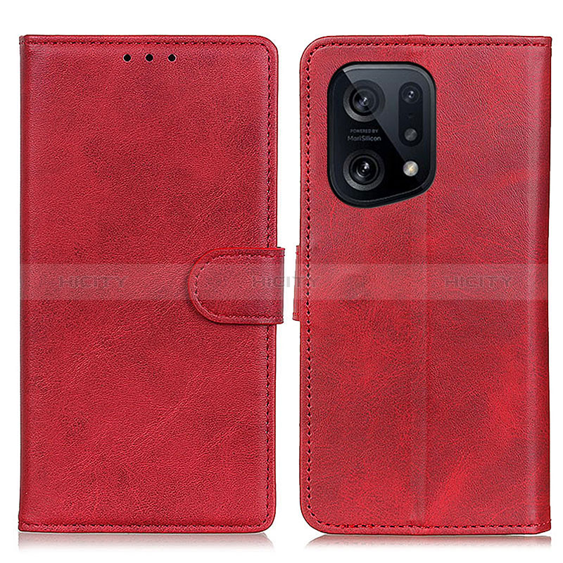 Funda de Cuero Cartera con Soporte Carcasa A04D para Oppo Find X5 5G