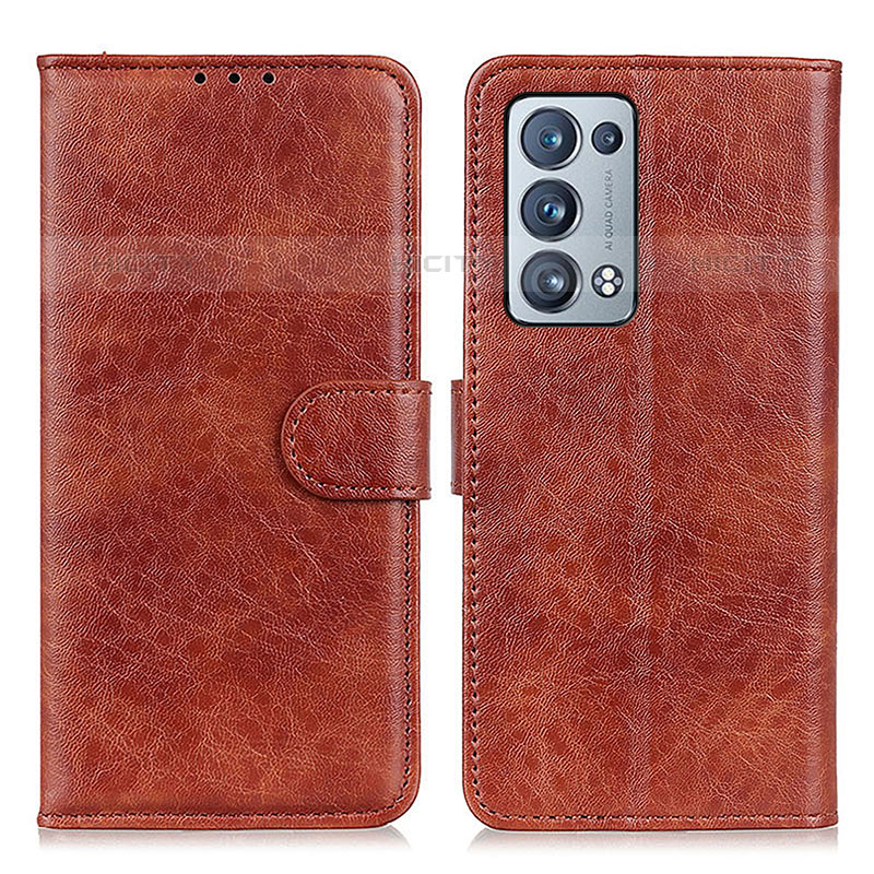 Funda de Cuero Cartera con Soporte Carcasa A04D para Oppo Reno6 Pro 5G