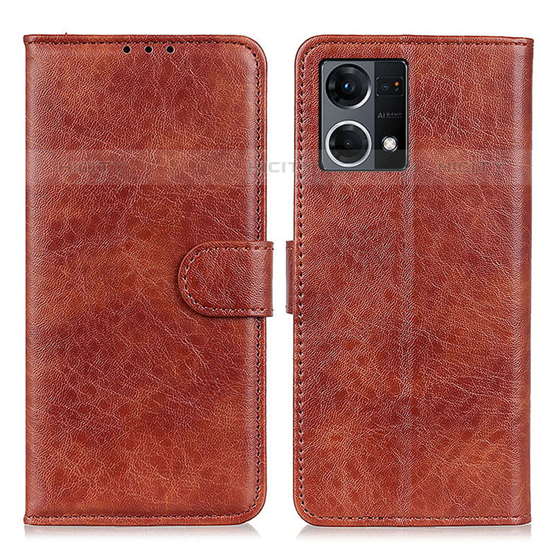 Funda de Cuero Cartera con Soporte Carcasa A04D para Oppo Reno8 4G