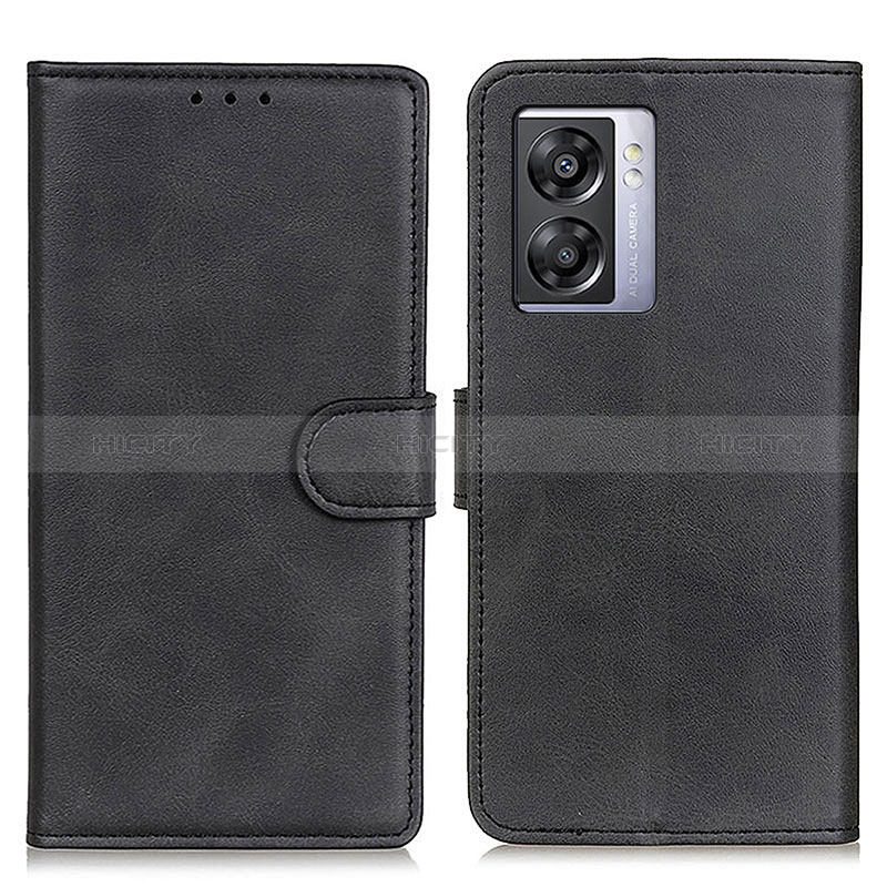 Funda de Cuero Cartera con Soporte Carcasa A04D para Realme V23i 5G Negro