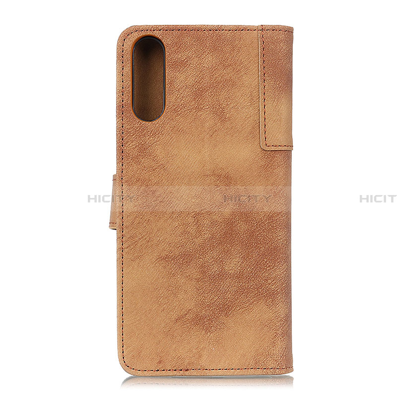 Funda de Cuero Cartera con Soporte Carcasa A04D para Samsung Galaxy A02 Marron