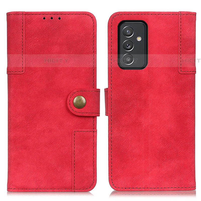 Funda de Cuero Cartera con Soporte Carcasa A04D para Samsung Galaxy A34 5G Rojo