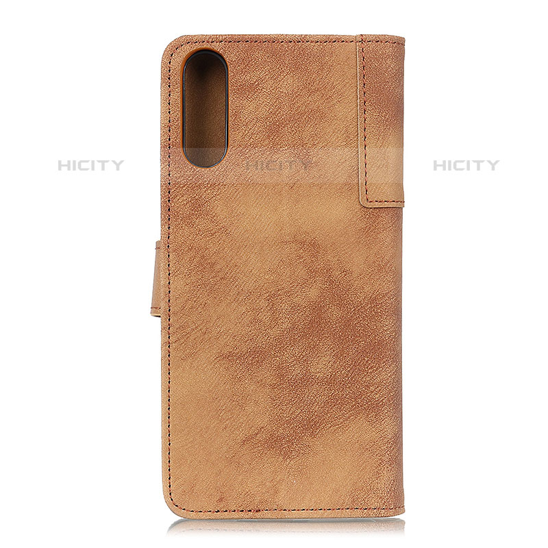 Funda de Cuero Cartera con Soporte Carcasa A04D para Samsung Galaxy M02 Marron