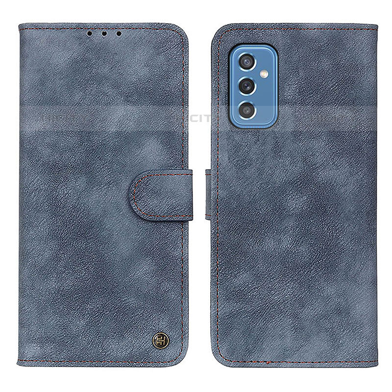 Funda de Cuero Cartera con Soporte Carcasa A04D para Samsung Galaxy M52 5G Azul