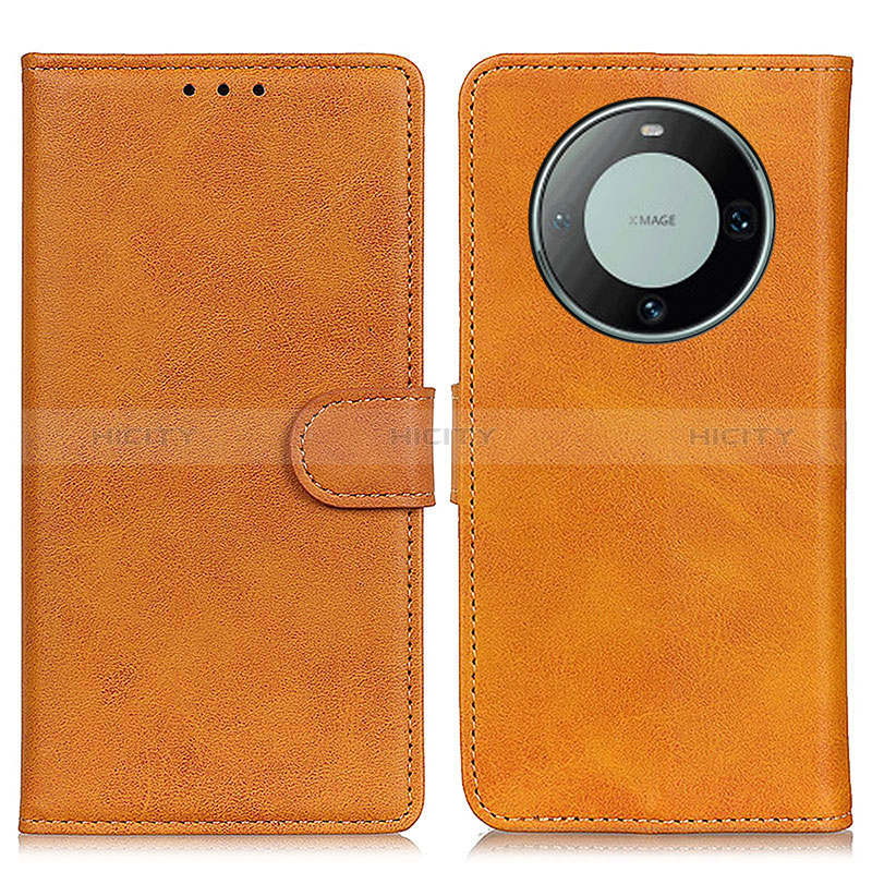 Funda de Cuero Cartera con Soporte Carcasa A05D para Huawei Mate 60 Marron