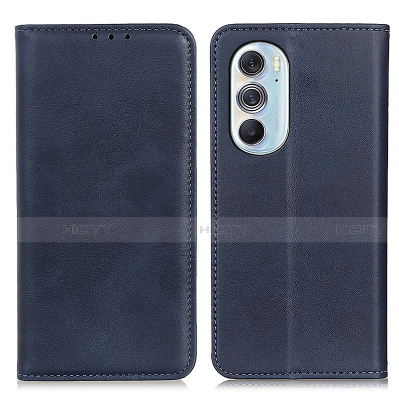 Funda de Cuero Cartera con Soporte Carcasa A05D para Motorola Moto Edge 30 Pro 5G Azul