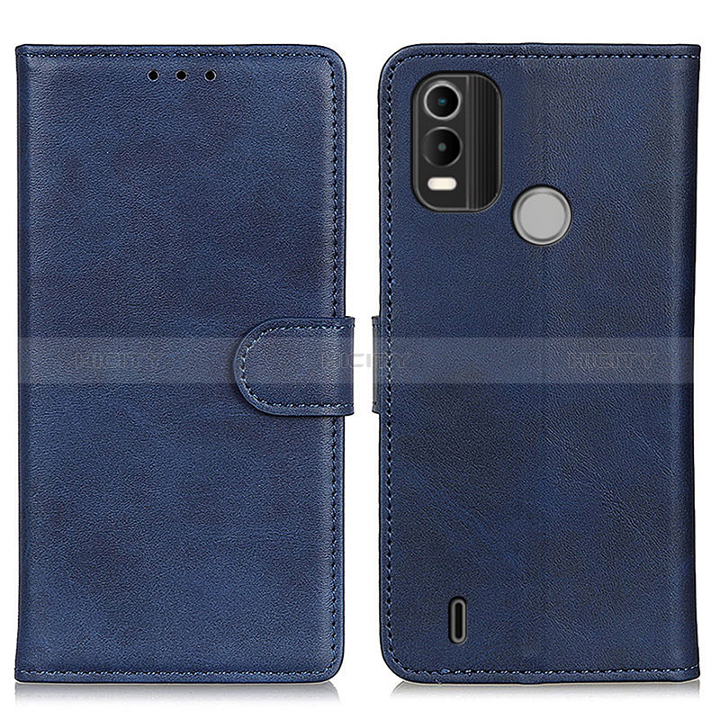 Funda de Cuero Cartera con Soporte Carcasa A05D para Nokia C21 Plus Azul