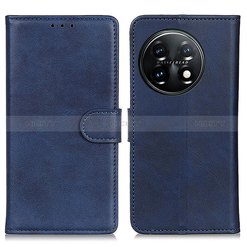 Funda de Cuero Cartera con Soporte Carcasa A05D para OnePlus 11 5G Azul