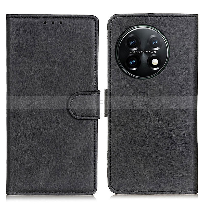 Funda de Cuero Cartera con Soporte Carcasa A05D para OnePlus 11 5G Negro