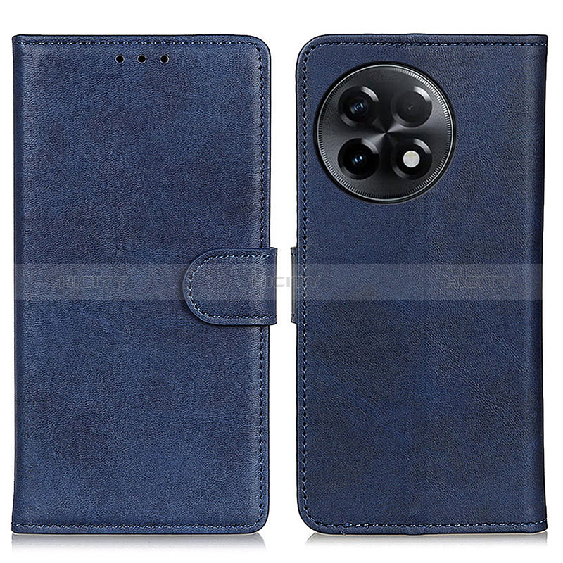 Funda de Cuero Cartera con Soporte Carcasa A05D para OnePlus 11R 5G Azul