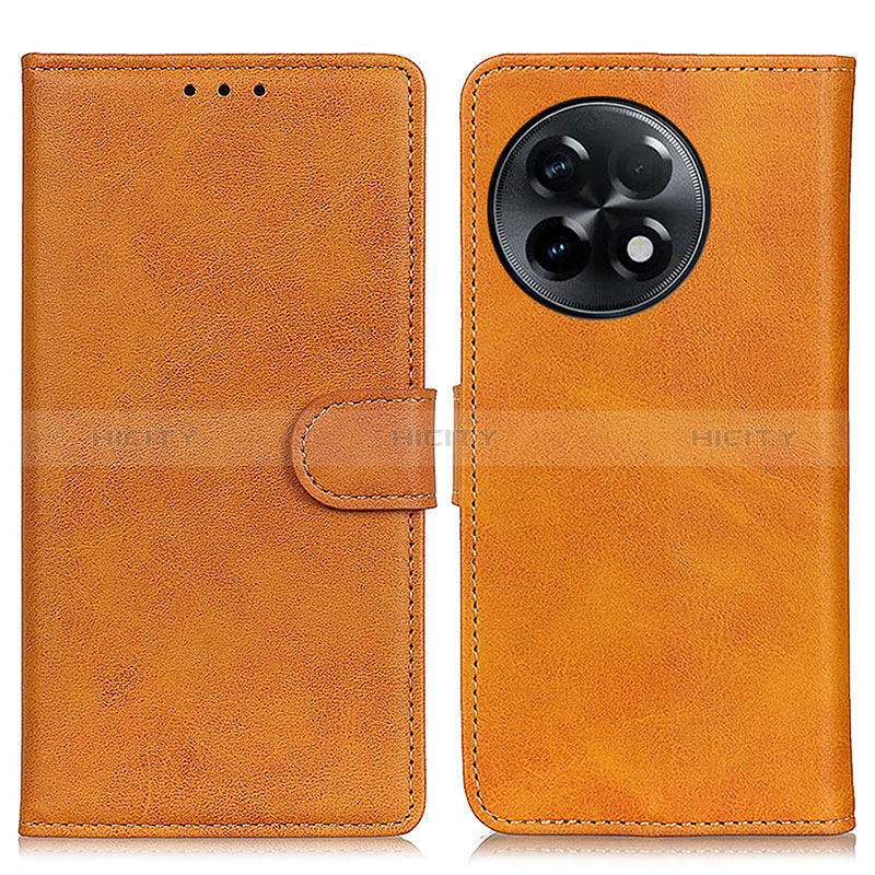 Funda de Cuero Cartera con Soporte Carcasa A05D para OnePlus 11R 5G Marron