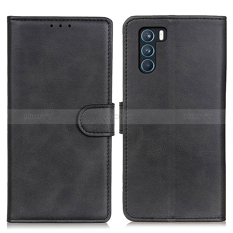 Funda de Cuero Cartera con Soporte Carcasa A05D para Oppo K9 Pro 5G Negro