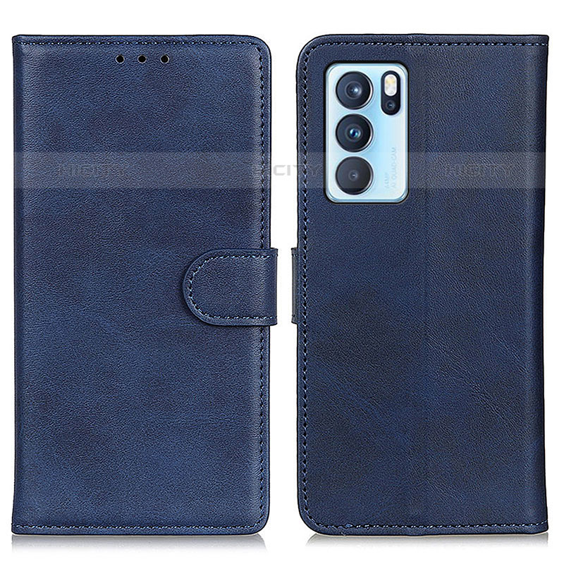 Funda de Cuero Cartera con Soporte Carcasa A05D para Oppo Reno6 Pro 5G India