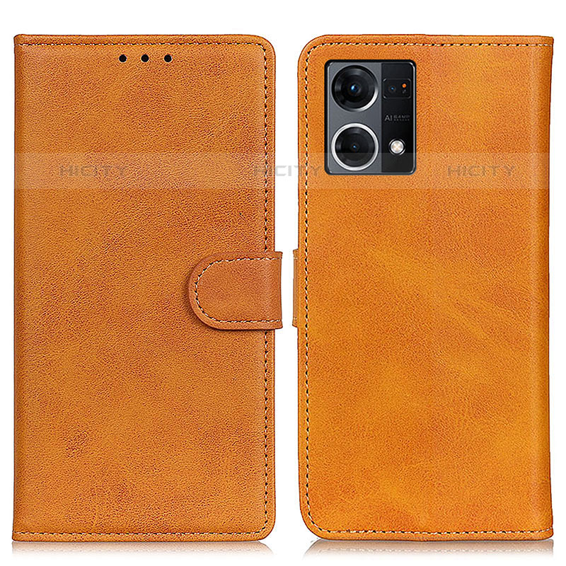 Funda de Cuero Cartera con Soporte Carcasa A05D para Oppo Reno7 4G