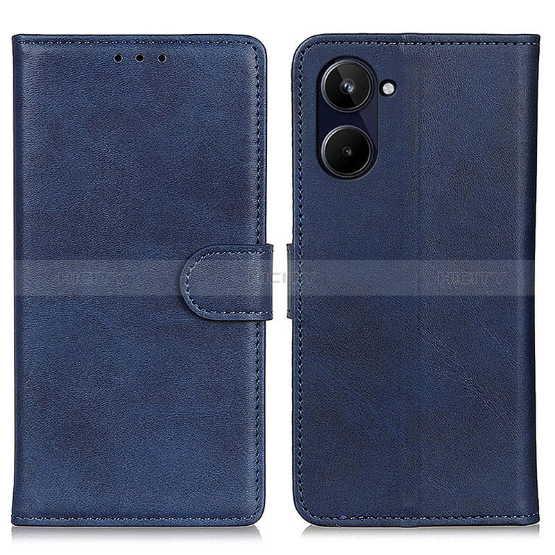 Funda de Cuero Cartera con Soporte Carcasa A05D para Realme 10 Pro 5G Azul