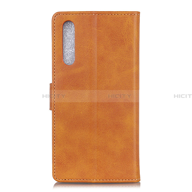 Funda de Cuero Cartera con Soporte Carcasa A05D para Samsung Galaxy A02 Marron