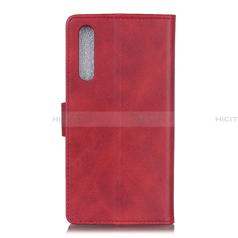 Funda de Cuero Cartera con Soporte Carcasa A05D para Samsung Galaxy A02 Rojo