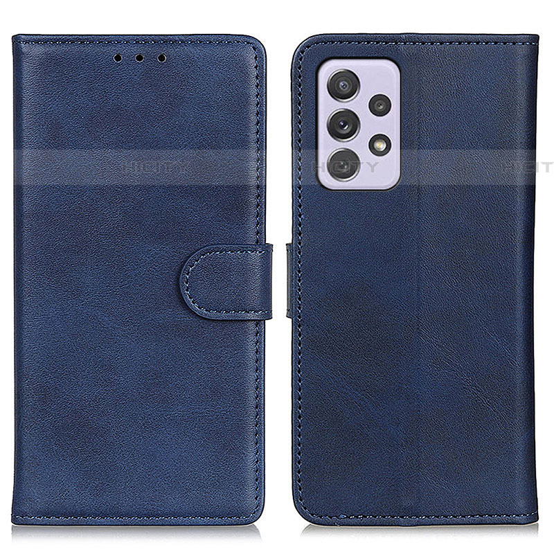 Funda de Cuero Cartera con Soporte Carcasa A05D para Samsung Galaxy A73 5G Azul