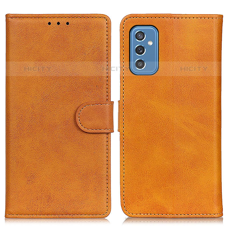 Funda de Cuero Cartera con Soporte Carcasa A05D para Samsung Galaxy M52 5G Marron