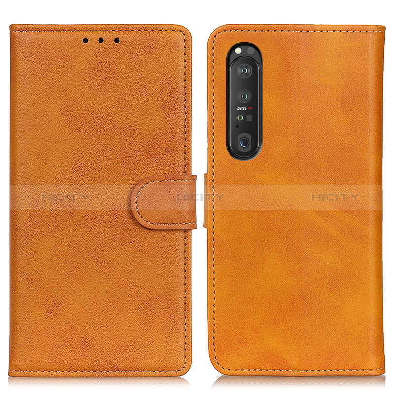 Funda de Cuero Cartera con Soporte Carcasa A05D para Sony Xperia 1 III