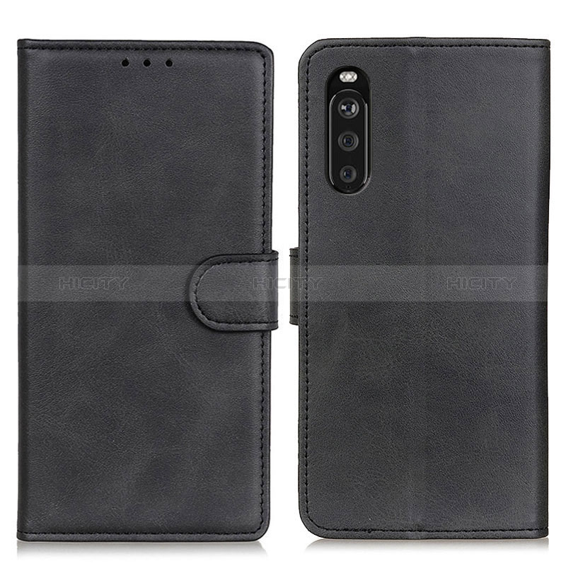 Funda de Cuero Cartera con Soporte Carcasa A05D para Sony Xperia 10 III