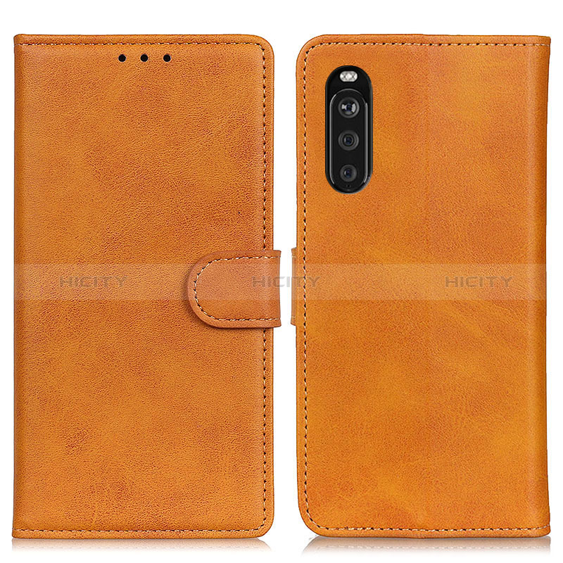 Funda de Cuero Cartera con Soporte Carcasa A05D para Sony Xperia 10 III SOG04