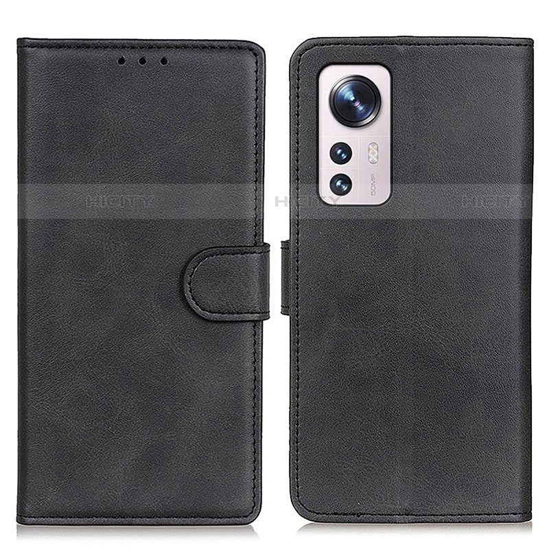 Funda de Cuero Cartera con Soporte Carcasa A05D para Xiaomi Mi 12 Lite 5G Negro