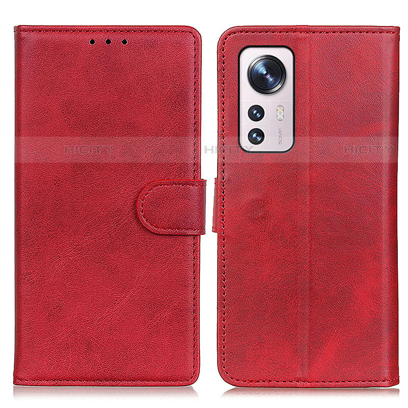 Funda de Cuero Cartera con Soporte Carcasa A05D para Xiaomi Mi 12 Lite 5G Rojo