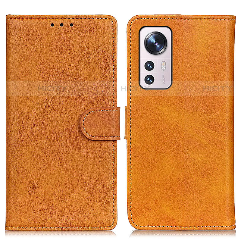 Funda de Cuero Cartera con Soporte Carcasa A05D para Xiaomi Mi 12S 5G Marron