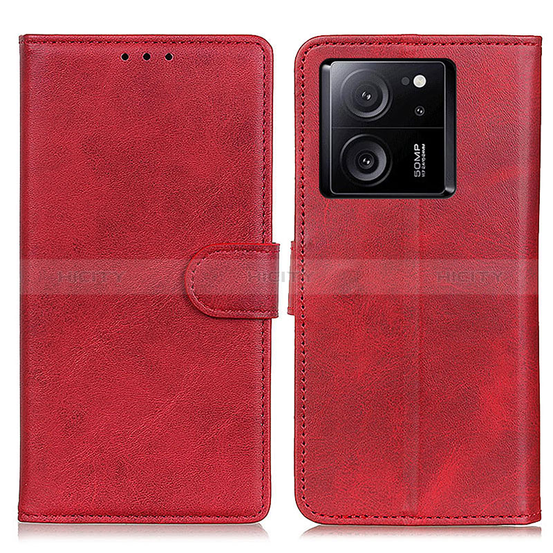 Funda de Cuero Cartera con Soporte Carcasa A05D para Xiaomi Redmi K60 Ultra 5G Rojo