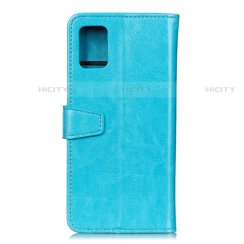 Funda de Cuero Cartera con Soporte Carcasa A06D para Motorola Moto Edge S 5G Azul Cielo