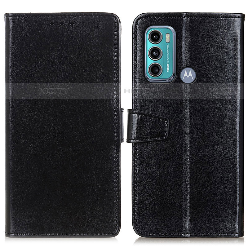 Funda de Cuero Cartera con Soporte Carcasa A06D para Motorola Moto G40 Fusion Negro