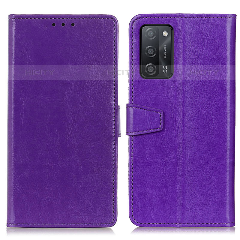 Funda de Cuero Cartera con Soporte Carcasa A06D para Oppo A53s 5G