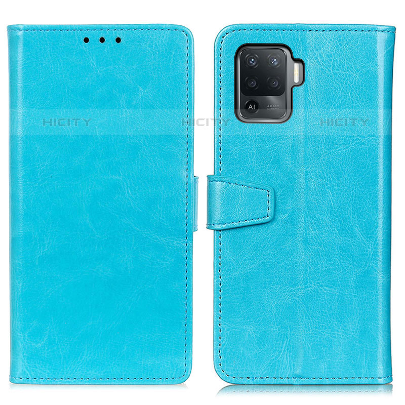 Funda de Cuero Cartera con Soporte Carcasa A06D para Oppo A94 4G